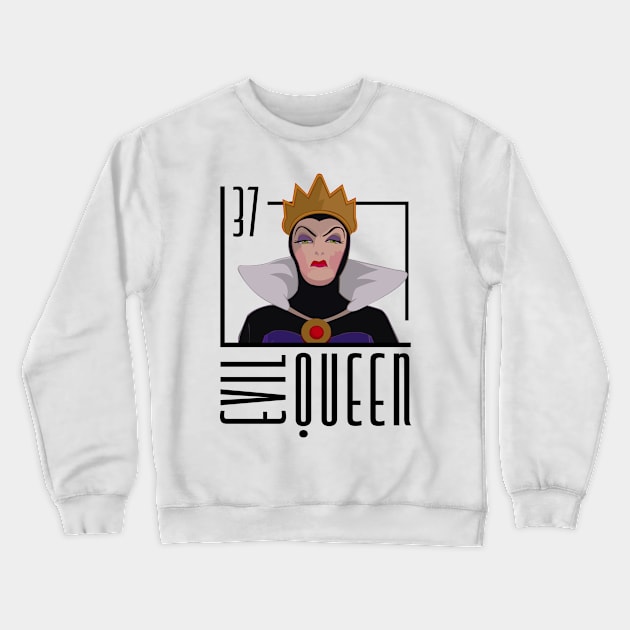 Evil Elements - The Queen Crewneck Sweatshirt by Merlino Creative